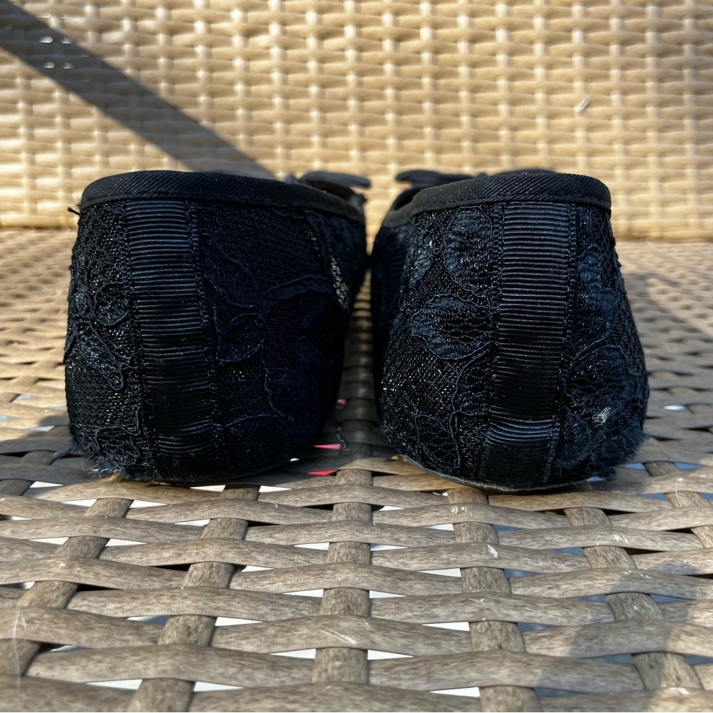 Mossimo Supply Co. Women's Black Lace Flats - Picture 7 of 9